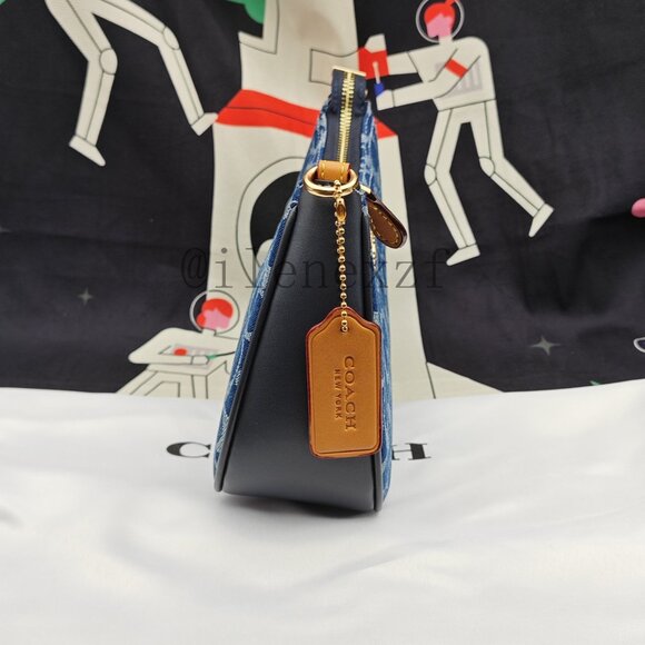 Coach Teri Crossbody Bag Denim Blue - Picture 4 of 11